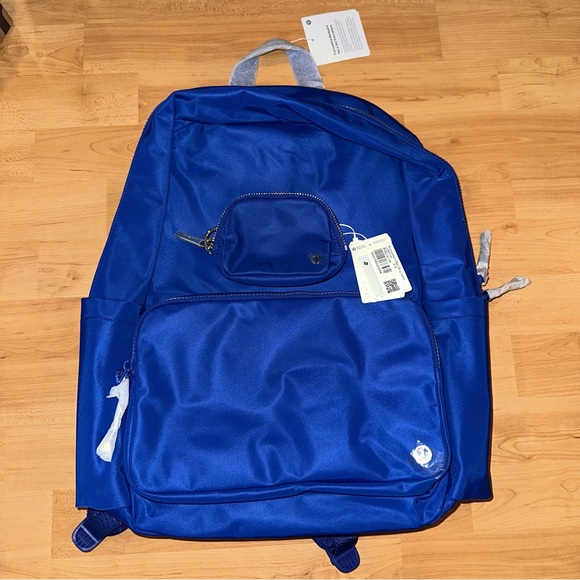 NWT Bundle Everywhere Backpack 22L + Nano Pouch Riverside Blue/Sheer Oak/Silver